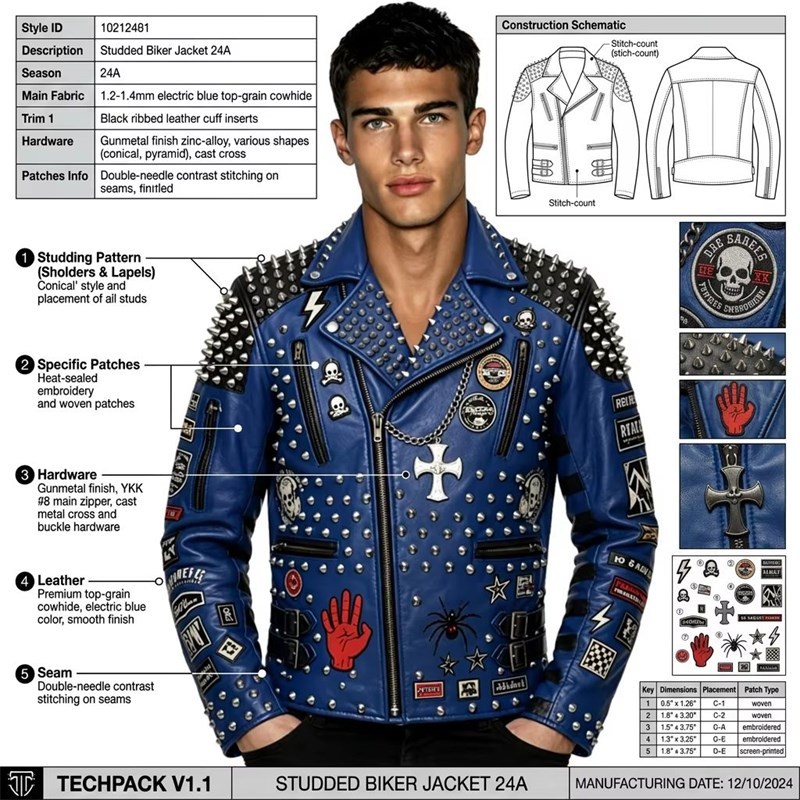 Leather Biker Jacket Manufacturer