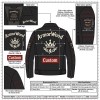 Custom Men's Leather Biker Jacket with Applique & Patchwork Detailing