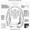 Custom Men's Leather Racer Jacket with Embroidered Detailing