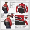 Custom Men's Leather Moto Jacket with Patchwork & Two Tone Detailing, Vintage