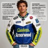 Custom Men's Leather Biker Jacket with Embroidered & Applique Detailing, Vintage