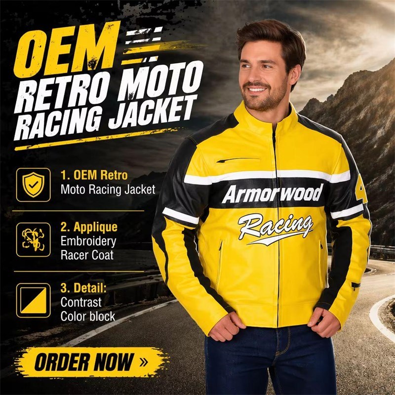 OEM Retro Moto Style Coat