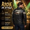 Custom Men's Cowhide Leather Biker Jacket with Distressed Detailing