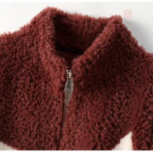 Abrigo Teddy Mujer Personalizado| Abrigo largo de peluche | Fabricante popular de chaqueta de peluche para mujer de diseño