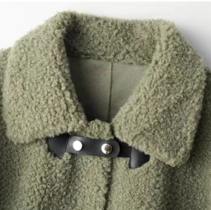 Abrigo Teddy de talla grande Garment Factory| Abrigo de osito de peluche para mujer | Fabricante de chaqueta de peluche de diseño de moda para mujer