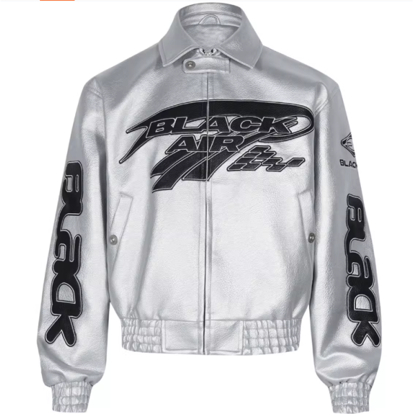 Chaqueta de cuero sintético a medida, nueva chaqueta de motociclista para hombre.