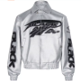 Chaqueta de cuero sintético a medida, nueva chaqueta de motociclista para hombre.