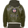 Chaqueta de piel de oveja transpirable de talla grande para hombre