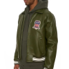 Breathable Standard Plus Size Men's Sheepskin Leather Jacket