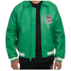 High Quality Men Bomber Leather Jacket Custom Made Cowskin Genuine Leather Jacket For Men