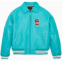 Chaqueta bomber auténtica para hombre, edición limitada, de cuero de vuelo americano, de piel de vaca auténtica.