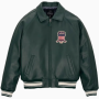 Chaqueta clásica americana de cuero genuino para hombre de fantástica calidad