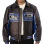Stilvolle Herren Winterjacke Echtleder Wasserdicht Hersteller Custom Motorrad Biker Jacke