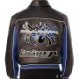 Stilvolle Herren Winterjacke Echtleder Wasserdicht Hersteller Custom Motorrad Biker Jacke
