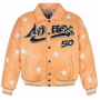 Chaquetas de cuero genuino de alta calidad, chaqueta de aviador de cuero personalizada para hombre.