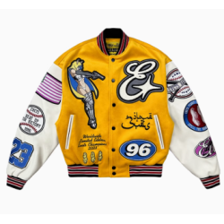 Top Grade Custom Fashion Streetwear Letterman Varsity Jackets Embroidery Patches Baseball Bomber Jacket