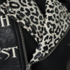 Custom Men's PU Leather Jacket Rivet Design Biker Jacket