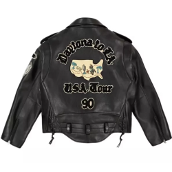 Custom Made Vintage Genuine Leather Motorcycle Racing Biker Jacket for Men Embroidered With Chenille Patches