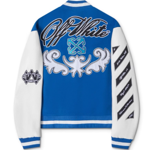 Chaqueta de cuero con parches bordados, estilo universitario, estilo bombardero de béisbol de gran tamaño.