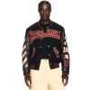 High Quality Custom Vintage Patchwork Leather Jacket Embroidery Patches Oversize Letterman Baseball Bomber Varsity Jacket