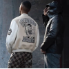 Custom Patchwork PU Leather Embroidery Patches Letterman Varsity Jacket Bomber Baseball Jacket