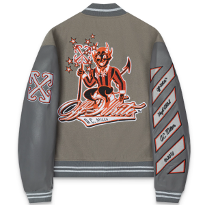 Stickerei Patches Custom Patchwork PU Lederjacke Letterman Baseball Bomber Varsity Jacke