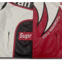 Chaquetas de cuero estilo bombardero de calle con bordado personalizado para hombre, chaqueta de motociclista de cuero PU
