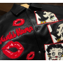 Parches bordados de dibujos animados personalizados para chaquetas de cuero sintético Letterman