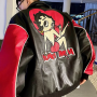 Parches bordados de dibujos animados personalizados para chaquetas de cuero sintético Letterman
