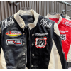 Custom Ladies Short Vintage Leather Biker Jacket Streetwear Hiphop PU Bomber Jacket For Women