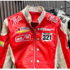 Custom Ladies Short Vintage Leather Biker Jacket Streetwear Hiphop PU Bomber Jacket For Women