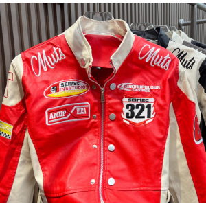 Benutzerdefinierte Damen Kurze Vintage Leder Bikerjacke Streetwear Hiphop PU Bomberjacke für Frauen