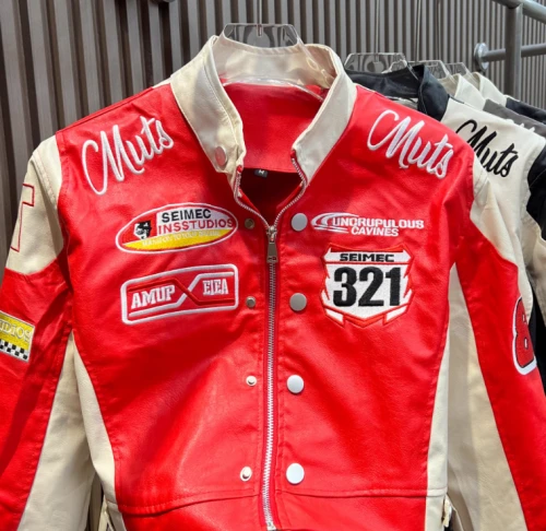 Benutzerdefinierte Damen Kurze Vintage Leder Bikerjacke Streetwear Hiphop PU Bomberjacke für Frauen