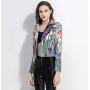 Fabricante de chaquetas de cuero para motociclistas para mujer