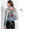 Women Motorcycle Biker Leather Jacket Manufacturer