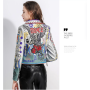 Fabricante de chaquetas de cuero para motociclistas para mujer