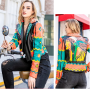 Chaqueta de motociclista de cuero para mujer OEM, chaqueta de cuero PU para motocicleta para damas