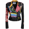 OEM Short motorcycle leather biker jacket for women