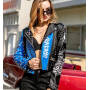 High Street Damen PU Leder Biker Motorradjacke für Frauen