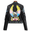 Women Motorcycle Biker Leather Jacket High Street OEM PU Leather Jacket For ladies