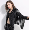 New Arrival PU Leather Biker Jacket Motorcycle Leather Jacket For Women