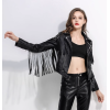 New Arrival PU Leather Biker Jacket Motorcycle Leather Jacket For Women