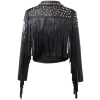 New Arrival PU Leather Biker Jacket Motorcycle Leather Jacket For Women