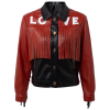 New Arrival Women Stylish Fringed Patchwork Motorcycle  Biker PU Leather Jacket