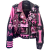 Women's Punk Style HipHop Biker Leather Jacket  Motorcycle Biker Jacket For Ladies