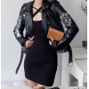 New Arrival Women PU Leather Biker Jacket OEM Wholesale