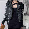 New Arrival Women PU Leather Biker Jacket OEM Wholesale