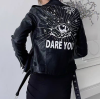 New Arrival Women PU Leather Biker Jacket OEM Wholesale