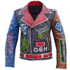 Women Rivets Leather Biker Jacket OEM Service