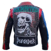 Women Rivets Leather Biker Jacket OEM Service